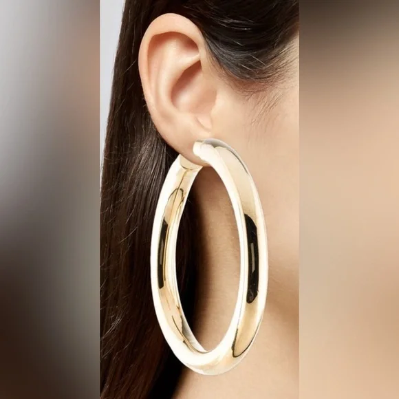 Jennifer Fisher Samira Hoop Earrings - Picture 3 of 3